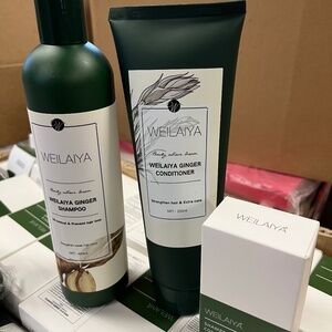 Weilaiya ginger shampoo and conditioner for hair loss